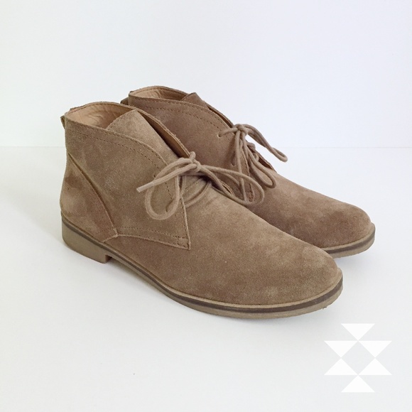 Lucky Brand Shoes - Lucky Brand Tan Suede Chukka Ankle Boot Size 8.5